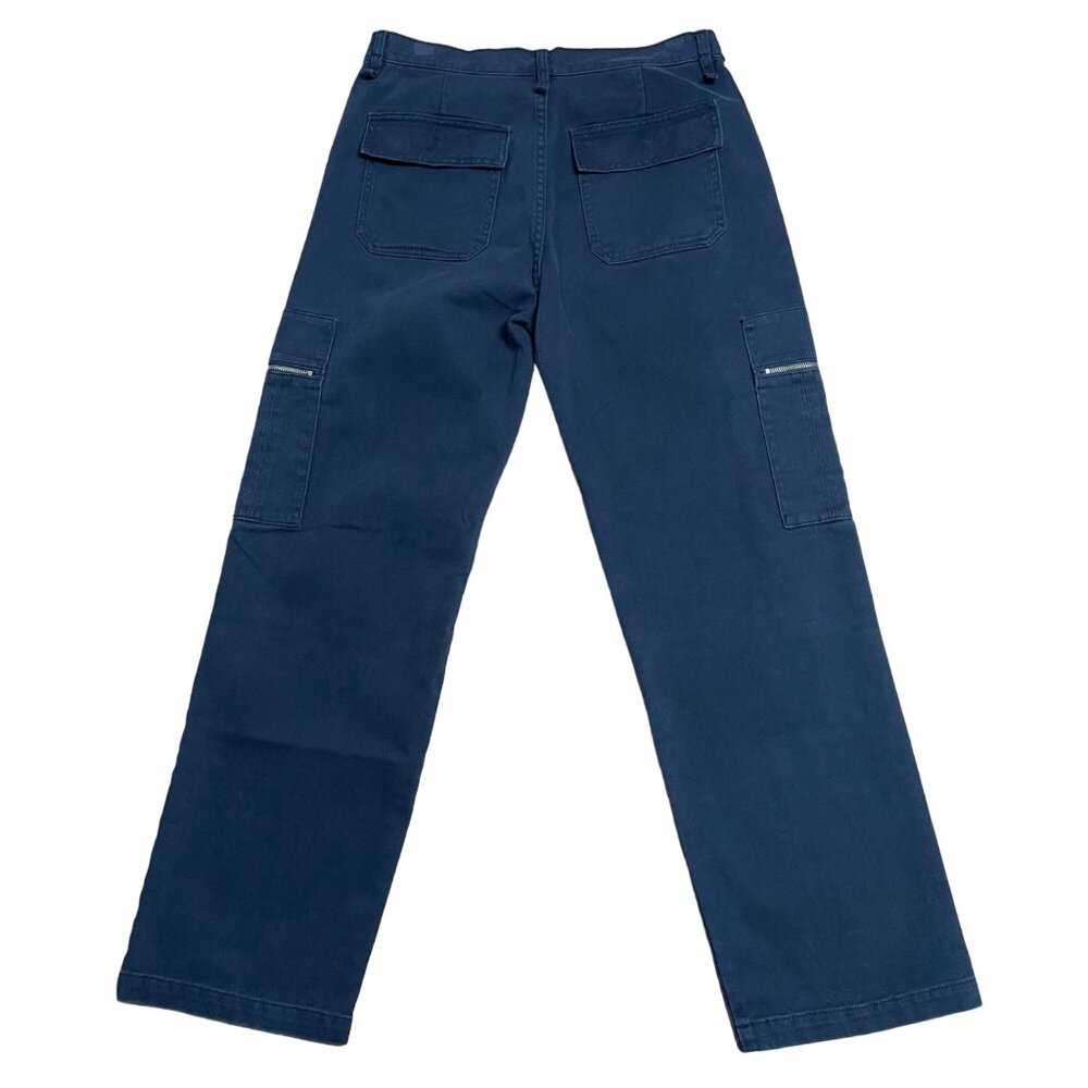 KANCAN JEANS JAINIE HIGH RISE STRAIGHT LEG UTILITY SIZE 9/28 GORPCORE KC7898NV - Picture 2 of 12